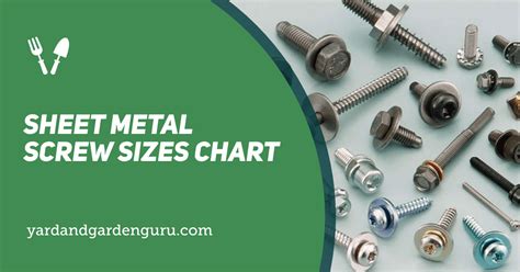 1 sheet metal screw dimensions|sheet metal screw sizes chart.